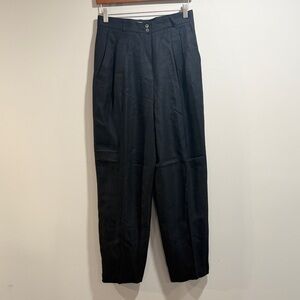 Liz Claiborne Women's Black High Rise Wide Leg Slack Pants Size 10